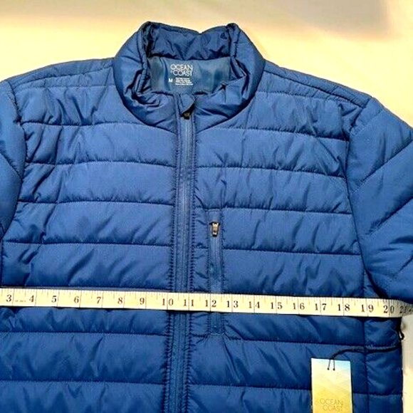 Ocean an Coast Size "M" Men's Puffer Jacket - Orca Blue (15402) - Picture 4 of 6